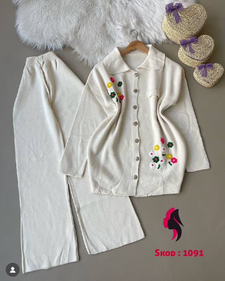 Blommig Detaljerad set