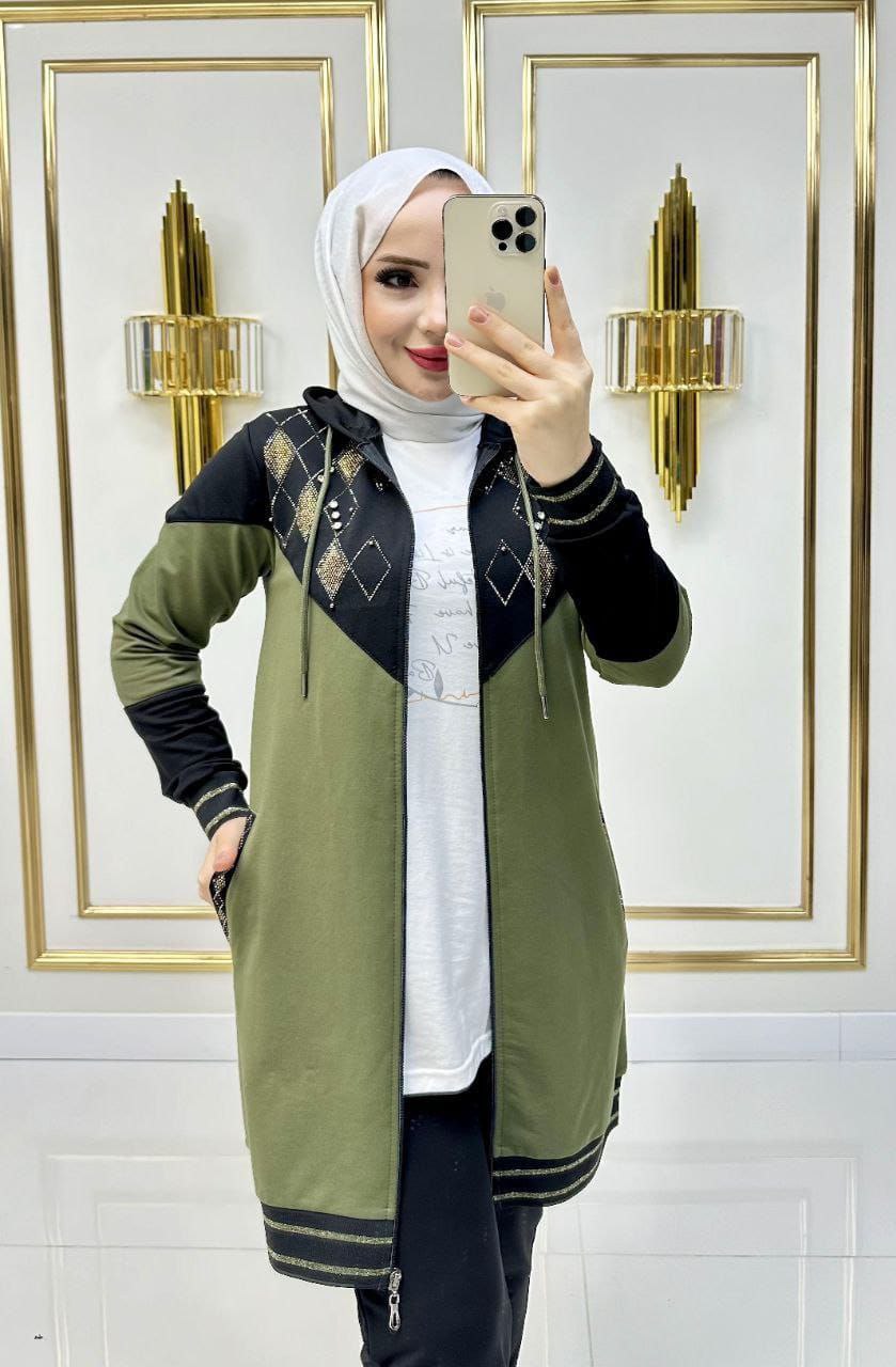 طقم نسائي قطني كاجوال