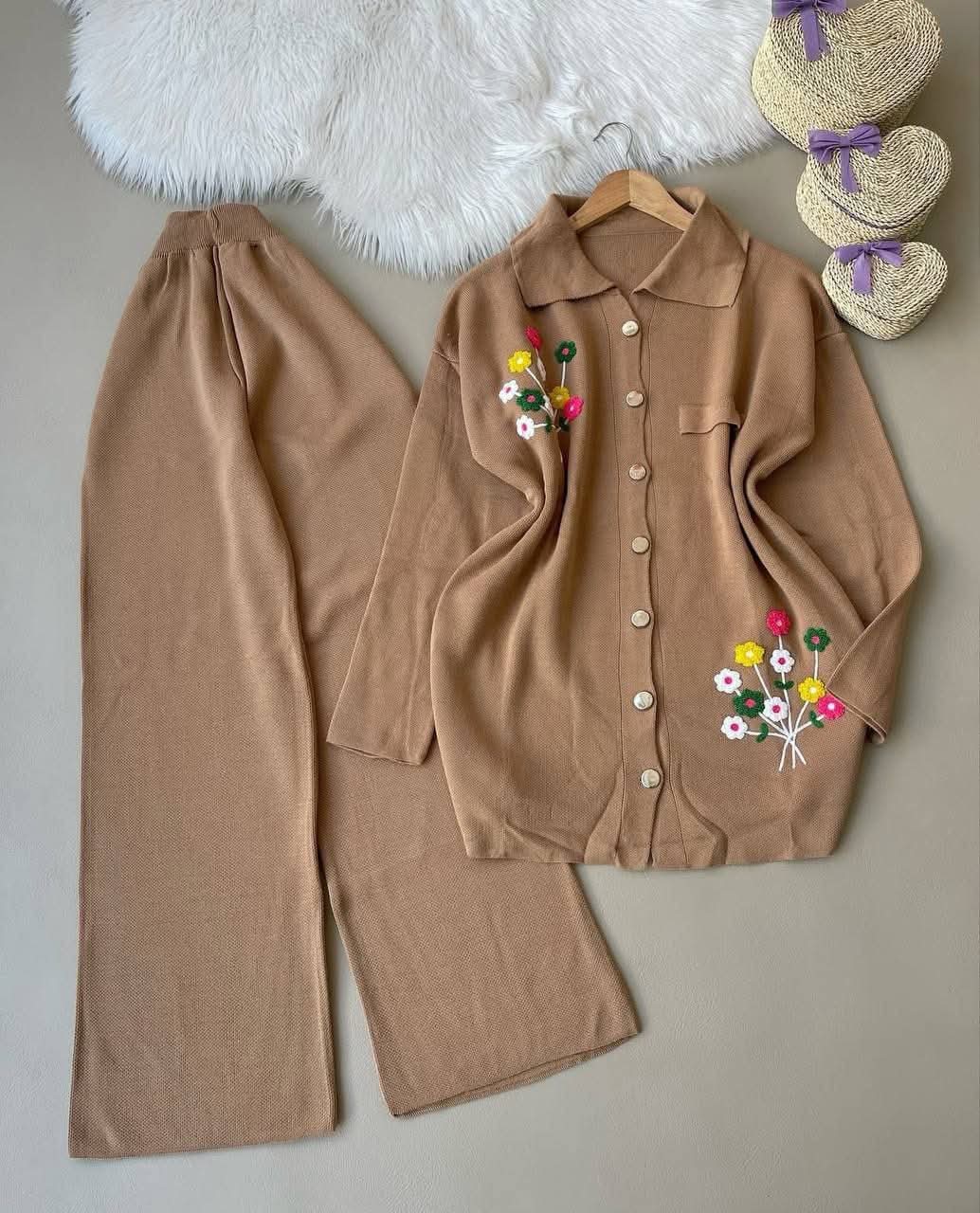 Blommig Detaljerad  set